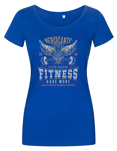 Nergigante Fitness - hunting, monster hunter world, nergigante, gamer, gaming, video games, iceborne, palico, wyvern, monster hunter rise, monster hunter wilds, furious rajang, pukei pukei, wilds ascendance - Damen T-Shirt