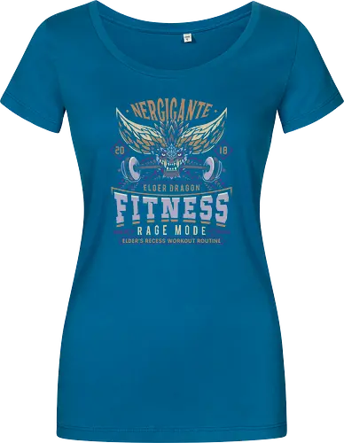 Nergigante Fitness - hunting, monster hunter world, nergigante, gamer, gaming, video games, iceborne, palico, wyvern, monster hunter rise, monster hunter wilds, furious rajang, pukei pukei, wilds ascendance - Damen T-Shirt