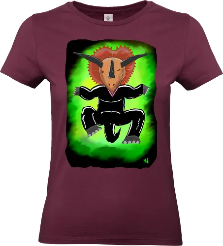 Trinityceratops - albern, Matrix, Trinity, Triceratops, Dinosaurier - Standard T-Shirt (Frauen)