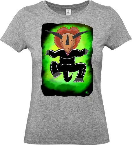 Trinityceratops - albern, Matrix, Trinity, Triceratops, Dinosaurier - Standard T-Shirt (Frauen)