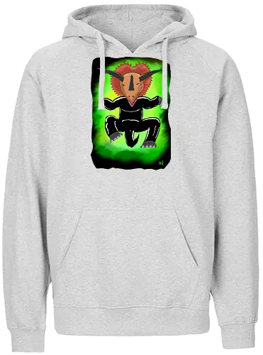 Trinityceratops - albern, Matrix, Trinity, Triceratops, Dinosaurier - Fairtrade Hoodie