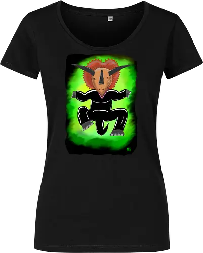 Trinityceratops - albern, Matrix, Trinity, Triceratops, Dinosaurier - Damen T-Shirt