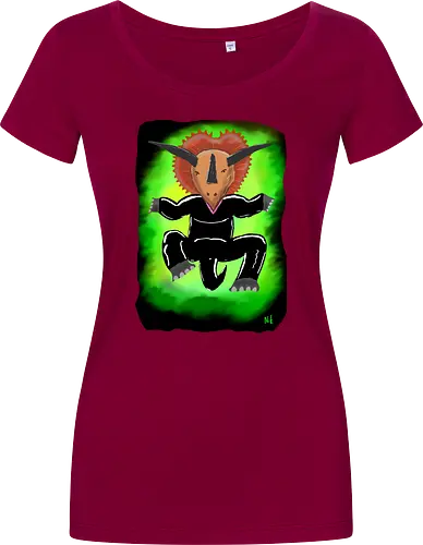 Trinityceratops - albern, Matrix, Trinity, Triceratops, Dinosaurier - Damen T-Shirt