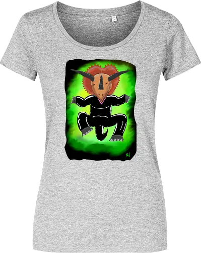 Trinityceratops - albern, Matrix, Trinity, Triceratops, Dinosaurier - Damen T-Shirt