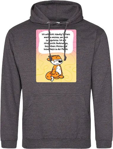 Regulationsfuchs - Fuchs, Politik, Selfcare - Standard Hoodie