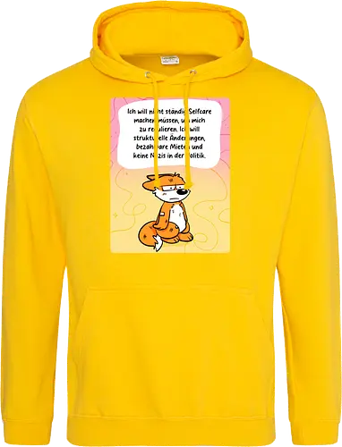 Regulationsfuchs - Fuchs, Politik, Selfcare - Standard Hoodie