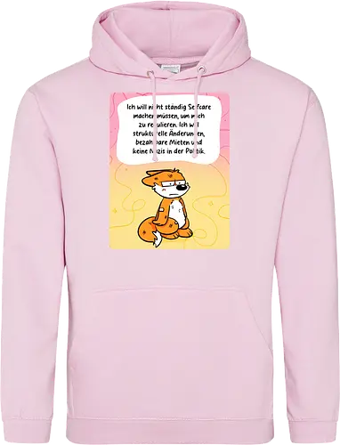 Regulationsfuchs - Fuchs, Politik, Selfcare - Standard Hoodie