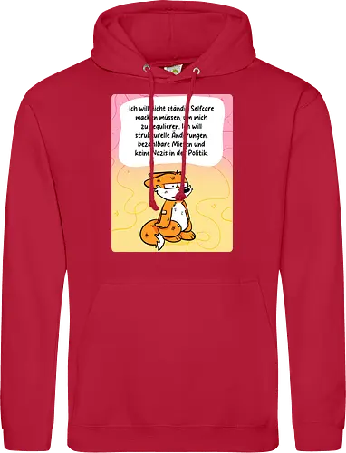 Regulationsfuchs - Fuchs, Politik, Selfcare - Standard Hoodie