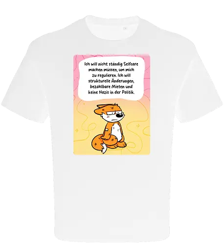 Regulationsfuchs - Fuchs, Politik, Selfcare - Oversize T-Shirt
