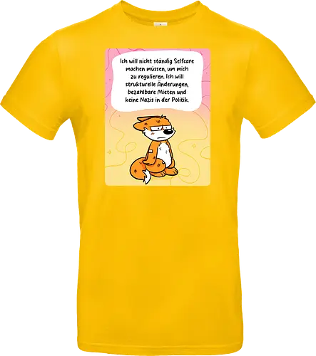 Regulationsfuchs - Fuchs, Politik, Selfcare - Standard T-Shirt