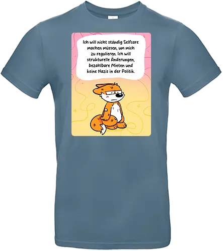 Regulationsfuchs - Fuchs, Politik, Selfcare - Standard T-Shirt