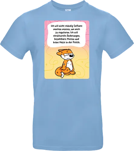 Regulationsfuchs - Fuchs, Politik, Selfcare - Standard T-Shirt