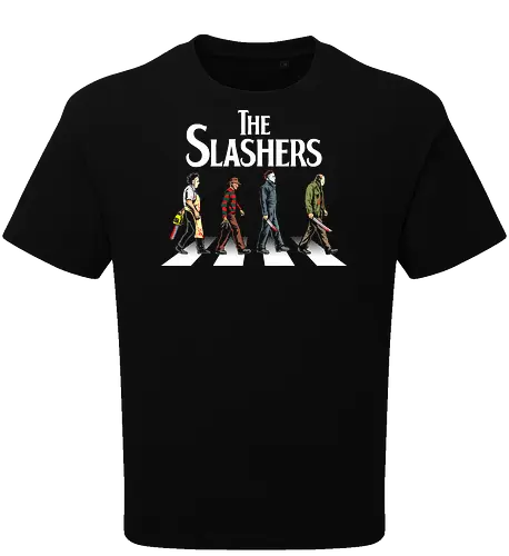The Slashers - horror, halloween, movie, slasher, mashup, parody, film - Oversize T-Shirt