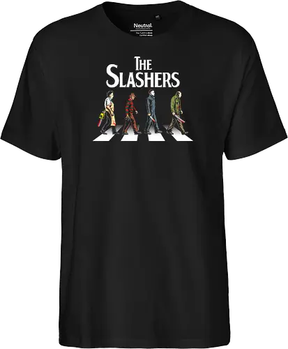 The Slashers - horror, halloween, movie, slasher, mashup, parody, film - Fairtrade T-Shirt