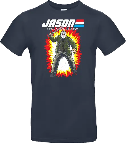 G.I JASON - horror, halloween, slasher, mashup, parody, comic, 80s, hero - Standard T-Shirt