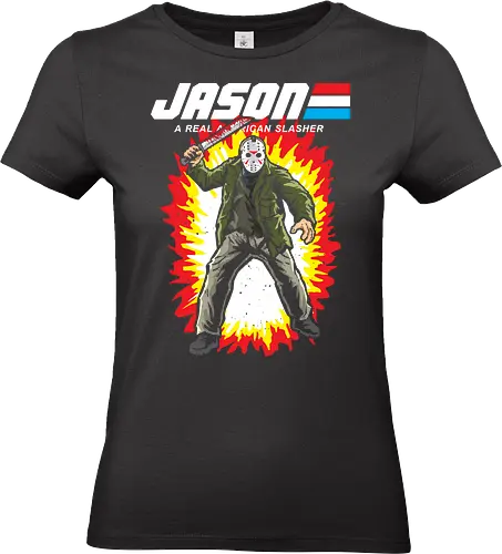 G.I JASON - horror, halloween, slasher, mashup, parody, comic, 80s, hero - Standard T-Shirt (Frauen)
