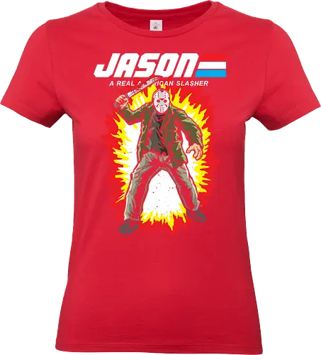 G.I JASON - horror, halloween, slasher, mashup, parody, comic, 80s, hero - Standard T-Shirt (Frauen)