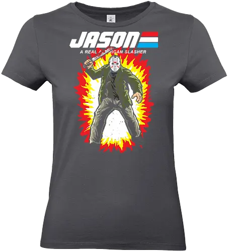 G.I JASON - horror, halloween, slasher, mashup, parody, comic, 80s, hero - Standard T-Shirt (Frauen)