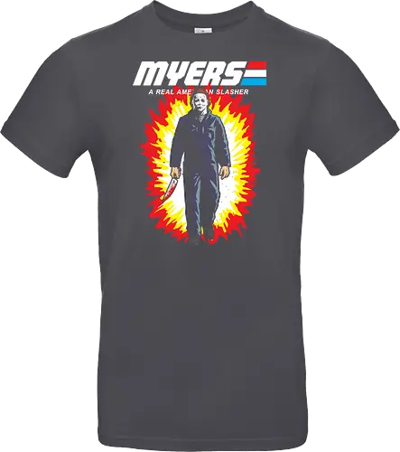 G.I MYERS - horror, halloween, slasher, mashup, parody, comic, 80s, hero - Standard T-Shirt