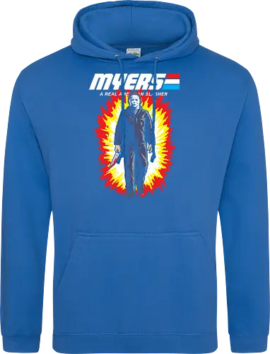 G.I MYERS - horror, halloween, slasher, mashup, parody, comic, 80s, hero - Standard Hoodie