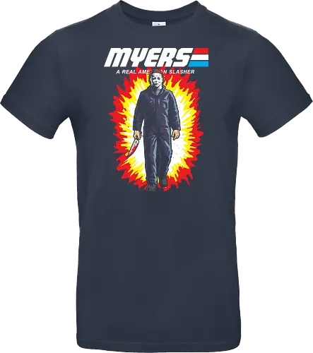 G.I MYERS - horror, halloween, slasher, mashup, parody, comic, 80s, hero - Standard T-Shirt