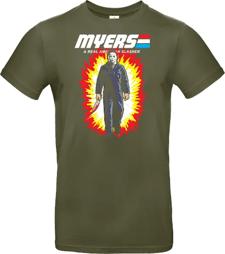 G.I MYERS - horror, halloween, slasher, mashup, parody, comic, 80s, hero - Standard T-Shirt