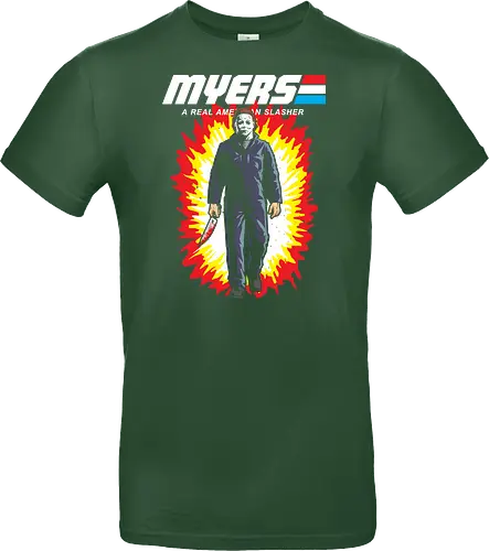 G.I MYERS - horror, halloween, slasher, mashup, parody, comic, 80s, hero - Standard T-Shirt