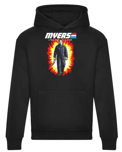 G.I MYERS - horror, halloween, slasher, mashup, parody, comic, 80s, hero - Heavyweight Hoodie