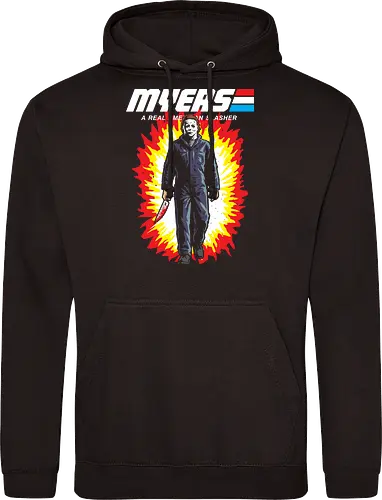 G.I MYERS - horror, halloween, slasher, mashup, parody, comic, 80s, hero - Standard Hoodie