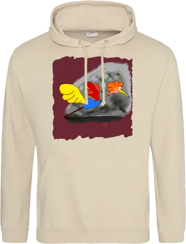 Schräger Vogel - albern, Vogel, Tiere - Standard Hoodie