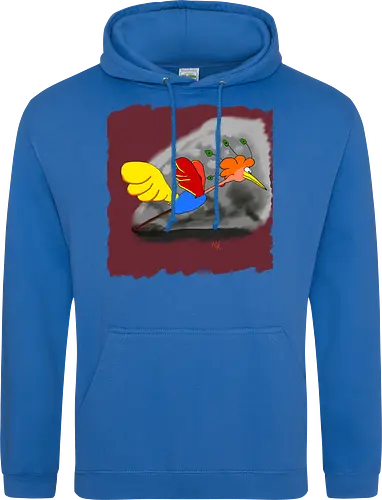 Schräger Vogel - albern, Vogel, Tiere - Standard Hoodie