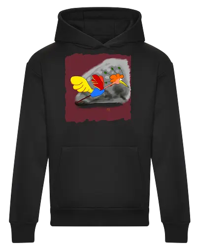 Schräger Vogel - albern, Vogel, Tiere - Heavyweight Hoodie