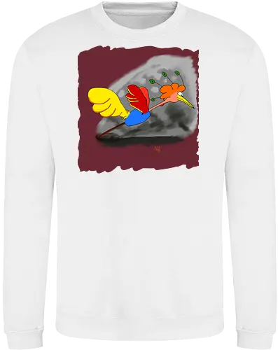 Schräger Vogel - albern, Vogel, Tiere - Sweatshirt
