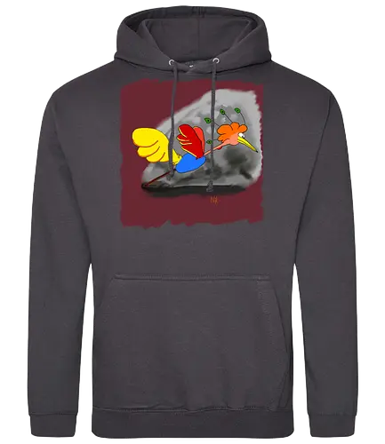 Schräger Vogel - albern, Vogel, Tiere - Standard Hoodie