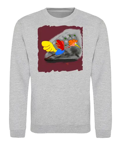 Schräger Vogel - albern, Vogel, Tiere - Sweatshirt