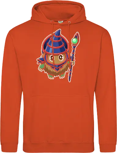 Magical Mascot: The Ultimate Kuriboh - Kuriboh shirt, Dark Magician cosplay graphic, Yu-Gi-Oh merch, nostalgic anime streetwear, trading card game apparel, kawaii monster design, 90s anime clothing, aesthetic otaku fashion, funny anime mashup tee, classic duelist merch - Standard Hoodie