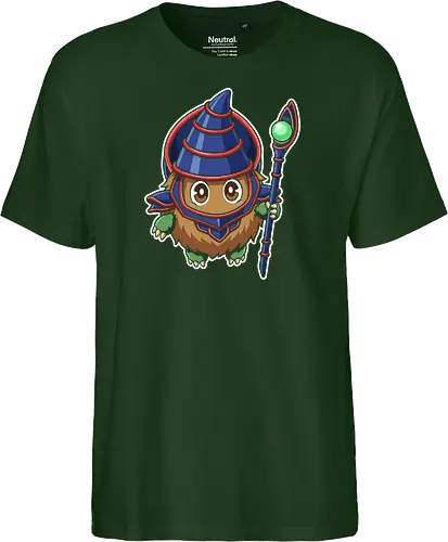 Magical Mascot: The Ultimate Kuriboh - Kuriboh shirt, Dark Magician cosplay graphic, Yu-Gi-Oh merch, nostalgic anime streetwear, trading card game apparel, kawaii monster design, 90s anime clothing, aesthetic otaku fashion, funny anime mashup tee, classic duelist merch - Fairtrade T-Shirt