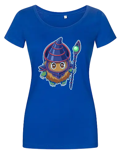Magical Mascot: The Ultimate Kuriboh - Kuriboh shirt, Dark Magician cosplay graphic, Yu-Gi-Oh merch, nostalgic anime streetwear, trading card game apparel, kawaii monster design, 90s anime clothing, aesthetic otaku fashion, funny anime mashup tee, classic duelist merch - Damen T-Shirt