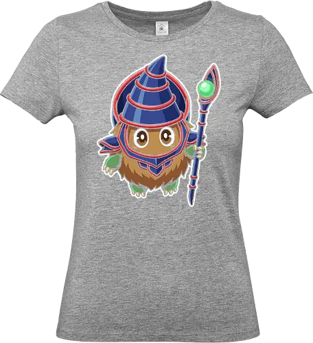 Magical Mascot: The Ultimate Kuriboh - Kuriboh shirt, Dark Magician cosplay graphic, Yu-Gi-Oh merch, nostalgic anime streetwear, trading card game apparel, kawaii monster design, 90s anime clothing, aesthetic otaku fashion, funny anime mashup tee, classic duelist merch - Standard T-Shirt (Frauen)