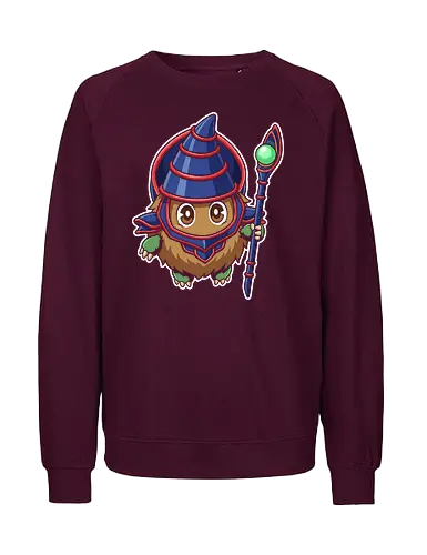 Magical Mascot: The Ultimate Kuriboh - Kuriboh shirt, Dark Magician cosplay graphic, Yu-Gi-Oh merch, nostalgic anime streetwear, trading card game apparel, kawaii monster design, 90s anime clothing, aesthetic otaku fashion, funny anime mashup tee, classic duelist merch - Fairtrade Sweatshirt