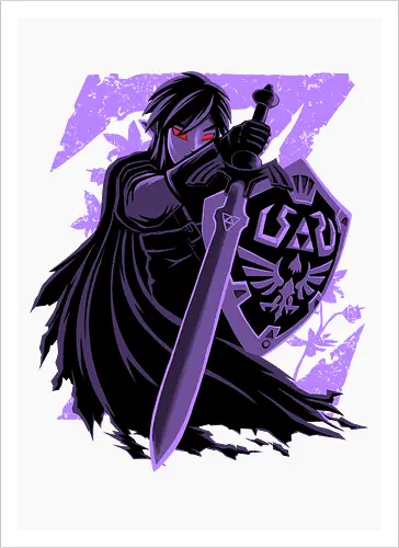 I'm A Shadow - Dark Link, Legend, Hero of Time, Shadow - Kunstdruck