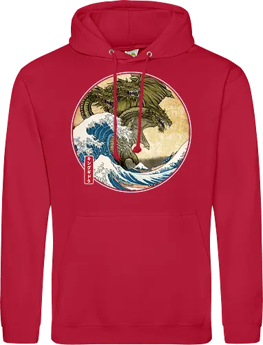 The Great King of terror off Kanagawa - Standard Hoodie