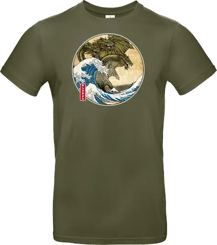 The Great King of terror off Kanagawa - Standard T-Shirt
