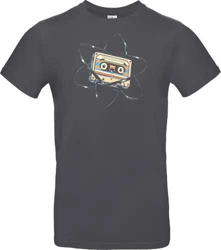 Atomic Mixtape - cassette tape, 80s, 90s, atom, atomic, atomic age, chemistry, energy, mixtape, music, nuclear, physics, retro, science, vintage - Standard T-Shirt