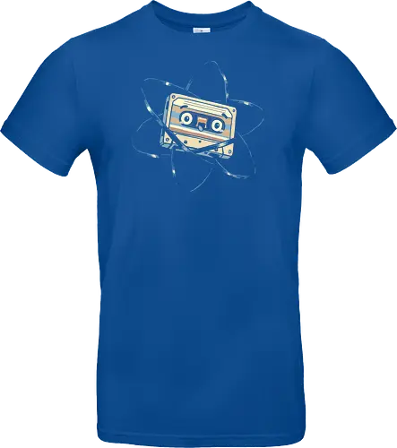 Atomic Mixtape - cassette tape, 80s, 90s, atom, atomic, atomic age, chemistry, energy, mixtape, music, nuclear, physics, retro, science, vintage - Standard T-Shirt
