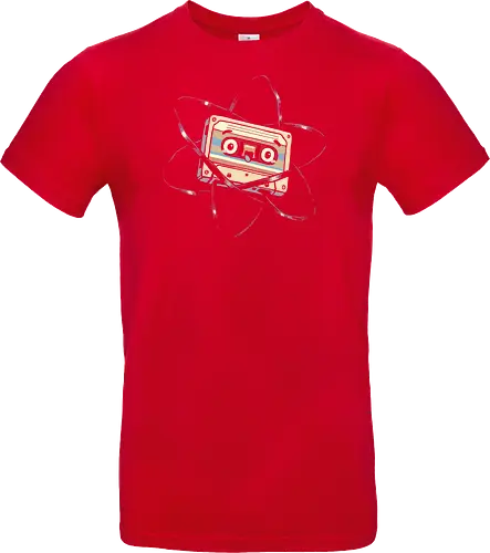 Atomic Mixtape - cassette tape, 80s, 90s, atom, atomic, atomic age, chemistry, energy, mixtape, music, nuclear, physics, retro, science, vintage - Standard T-Shirt