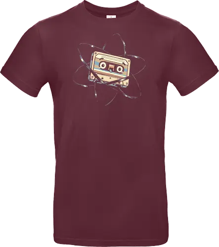 Atomic Mixtape - cassette tape, 80s, 90s, atom, atomic, atomic age, chemistry, energy, mixtape, music, nuclear, physics, retro, science, vintage - Standard T-Shirt
