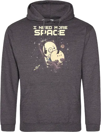 I Need More Space - i need more space, astronaut, computer geek, cosmos, data, galaxy, hard drive, i need space, it, outer space, physics, planets, space, technology, universe - Standard Hoodie
