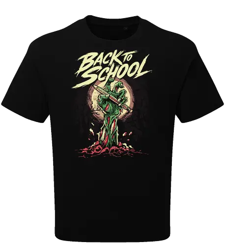 Back to School - back to school, 1st grade, 2nd grade, education, first day of school, halloween, horror, kindergarten, monster, pre k, school, spooky, teacher, teaching, zombie - Oversize T-Shirt