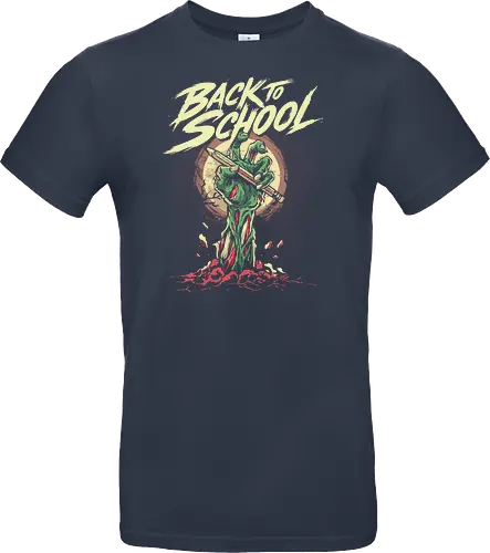 Back to School - back to school, 1st grade, 2nd grade, education, first day of school, halloween, horror, kindergarten, monster, pre k, school, spooky, teacher, teaching, zombie - Standard T-Shirt